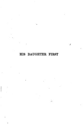 His daughter first