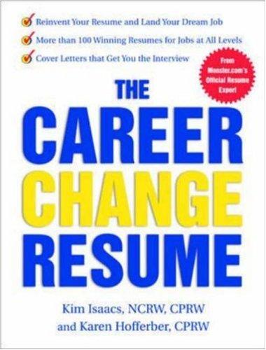 The career change resume