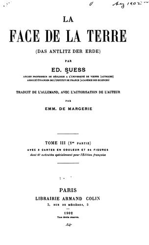 La face de la terre