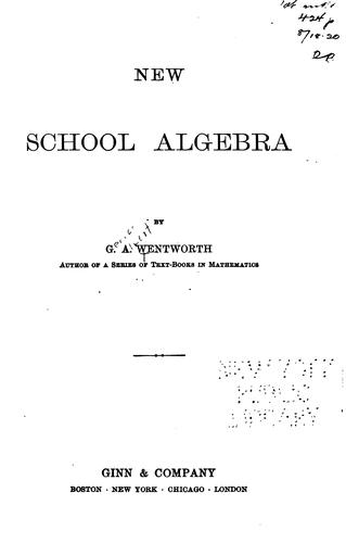New school algebra