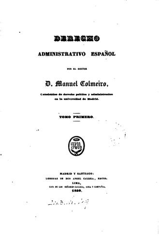 Derecho administrativo español