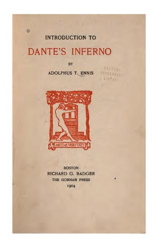 Introduction To Dante's Inferno