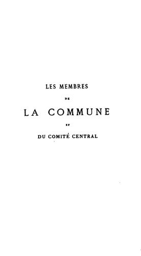 Les membres de la commune et du comité central