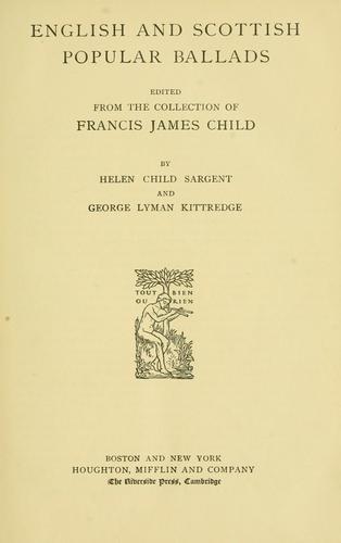 English and Scottish popular ballads
