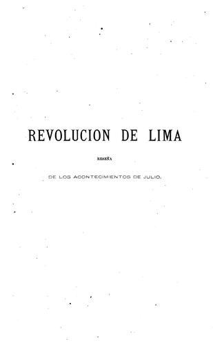 Revolución de Lima