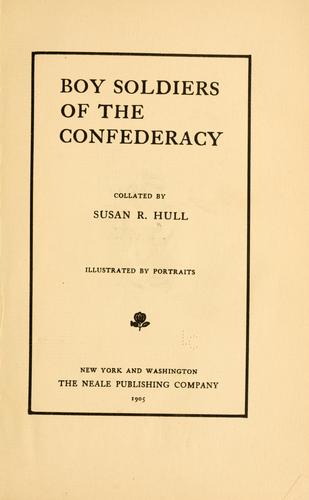 Boy soldiers of the confederacy