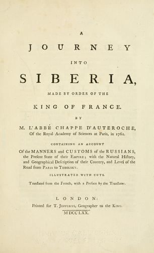 A journey into Siberia