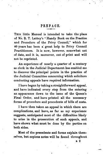 Privy council appeals