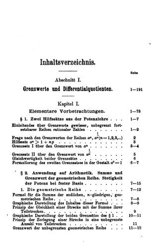 Differential- und integralrechnung ..
