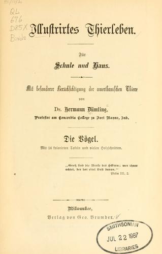 Illustrirtes thierleben