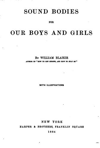Sound bodies for our boys and girls
