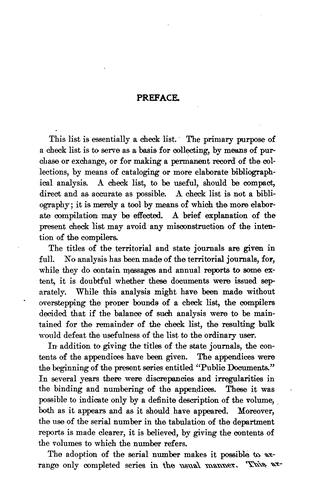 Check List of the Journals and Public Documents of Wisconsin