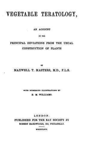 Vegetable teratology