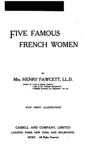 Five famous French women