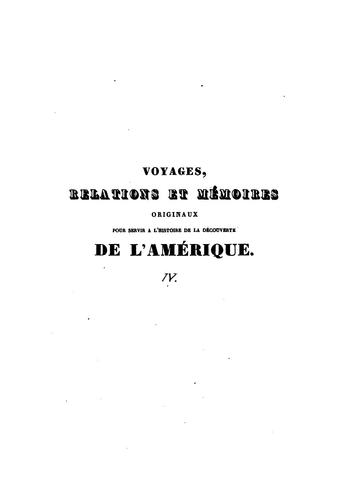 Relation véridique de la conquête du Pérou et de la province de Cuzco nommée Nouvelle-Castille, subjugée par François Pizarre ..