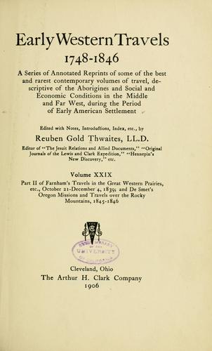 De Smet's Oregon missions and travels over the Rocky Mountains, 1845-1846