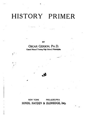 History primer