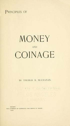 Principles of money and coinage