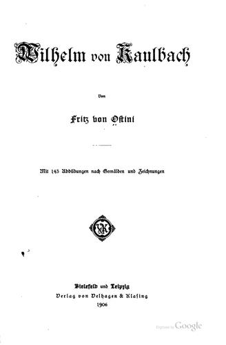 Wilhelm von Kaulbach