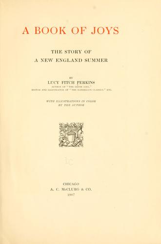 A book of joys