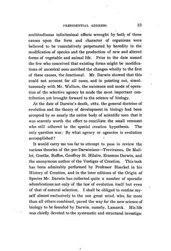 Neo-Darwinism and neo-Lamarckism