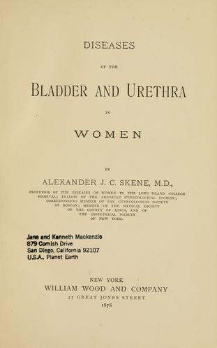 Diseases of the bladder and urethra in women
