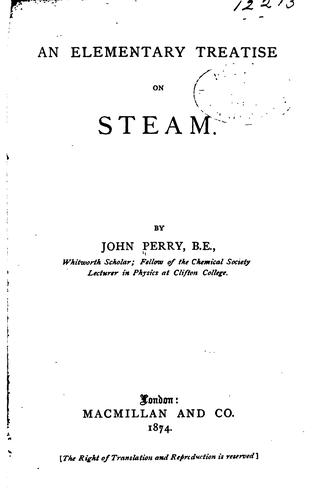 An elementary treatise on steam