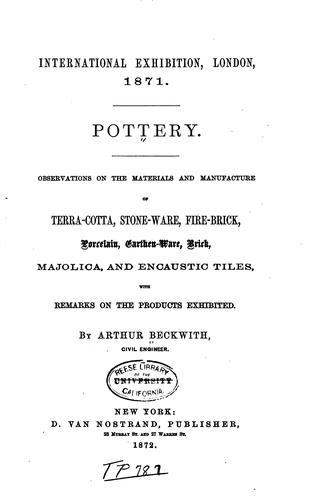 International exhibition, London, 1871