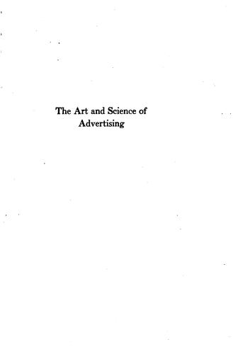 The Art and Science of Advertising