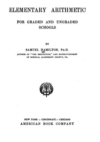 Elementary arithmetic