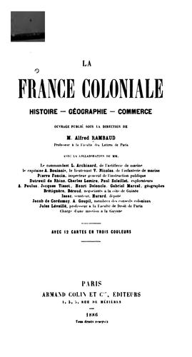 La France coloniale