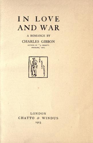 In love and war