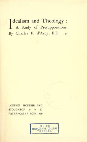 Idealism And Theology