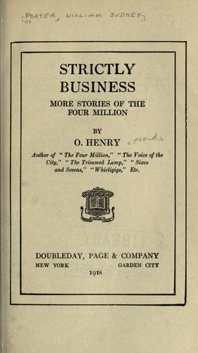 Strictly business; more stories of the four million
