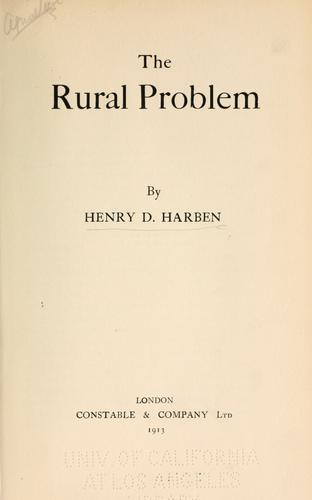 The rural problem