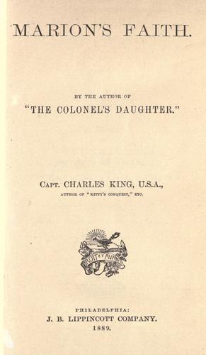 Marion's faith