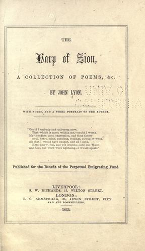 The harp of Zion