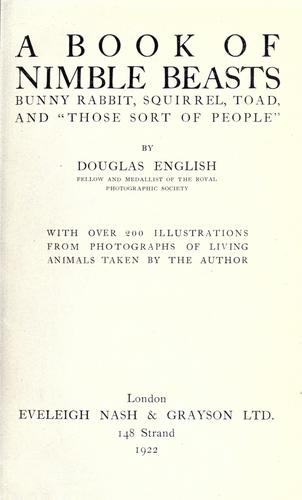A book of nimble beasts