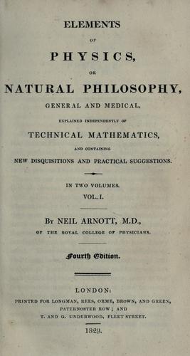 Elements of physics