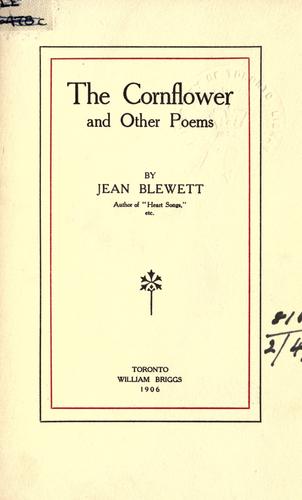 The cornflower and other poems
