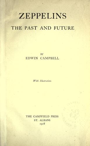Zeppelins, the past and future