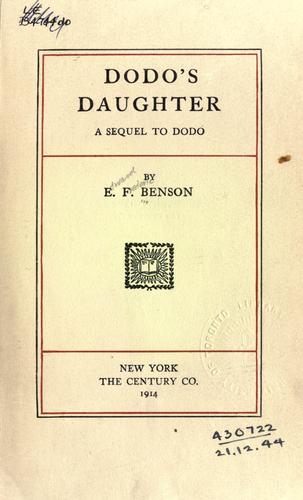 Dodo's daughter, a sequel to Dodo