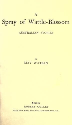 A spray of Wattle-blossom