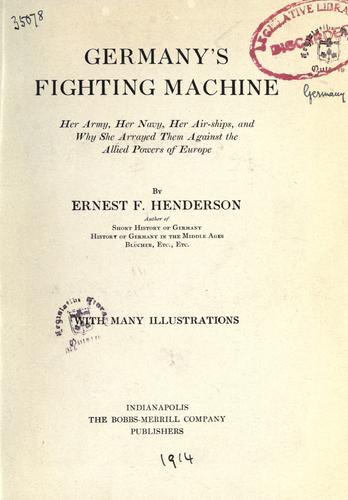 Germany's fighting machine