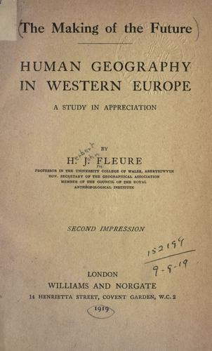 Human geography in western Europe