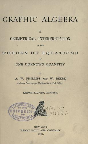 Graphic algebra