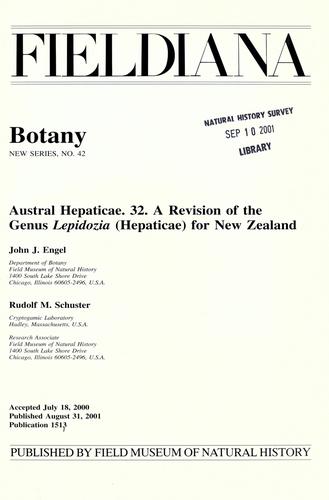 Austral Hepaticae 32