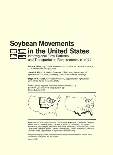 Soybean movements in the United States