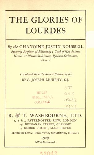 The glories of Lourdes