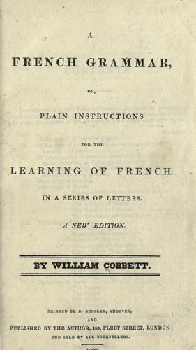 A French grammar